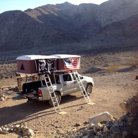 Çift Büyük Ayak Otomatik Çatı Çadırı, Jeep Sert Üst Çadır Düzene Tasarım
