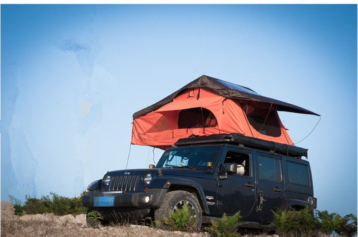 Açık Kamp İçin Tuval Off Road 4x4 Çatı Üst Çadır Tek Kat TLL