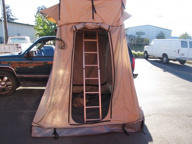 Açık Seyahat Yürüyüş Kamp için Taşınabilir 4x4 Pop Up Roof Top Çadır