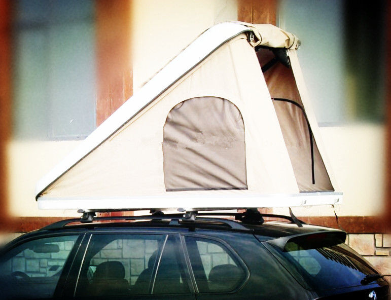 Yeni Yan Açık Sert Taraflı Çatı Üstü Çadır, ABS Kapaklı Üçgen Çatı Üstü Çadır