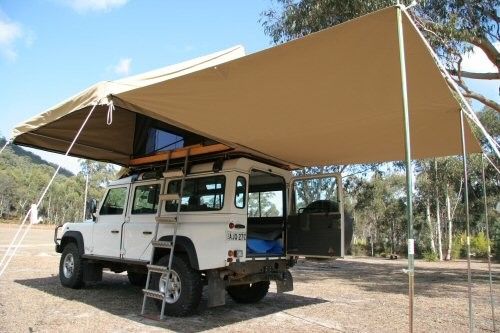 UV 50+ Tavan Rafı Kamp Çadırı, Jeep Çatıya Monte Çadır Şık Tasarım